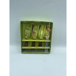 Boston Warehouse SPREADERS Stainless Steel Knives, Surf Boards, Set of 4 NEW